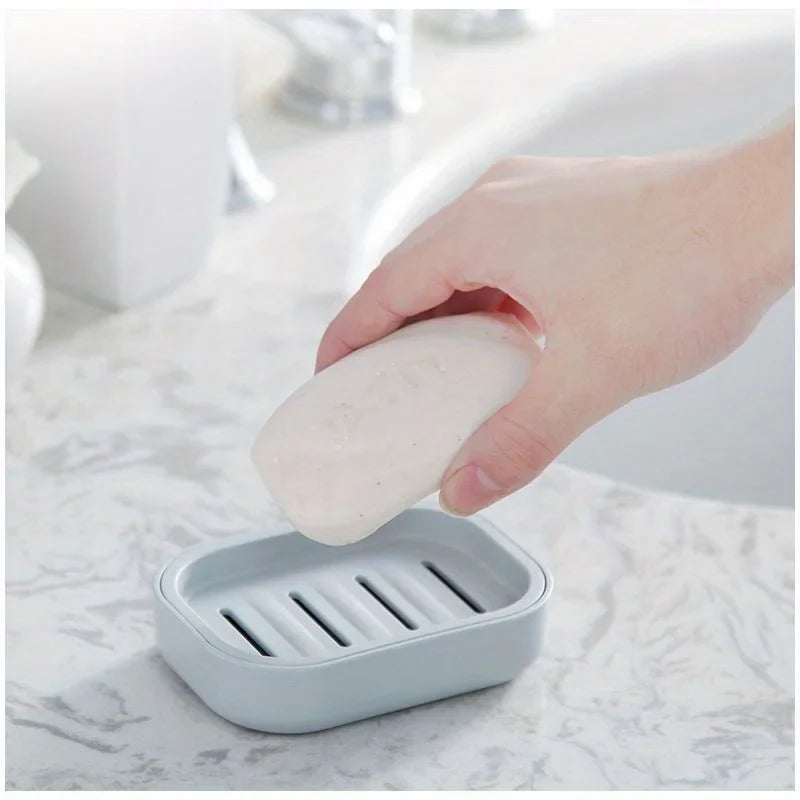 Double-Layer Soap Box – Portable Waterproof Travel Soap Case