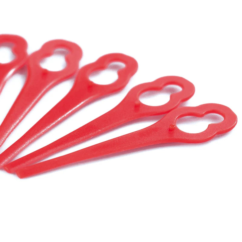 Red Replacement Trimmer Plastic Blade Florabest Grass Brushcutte LIDL