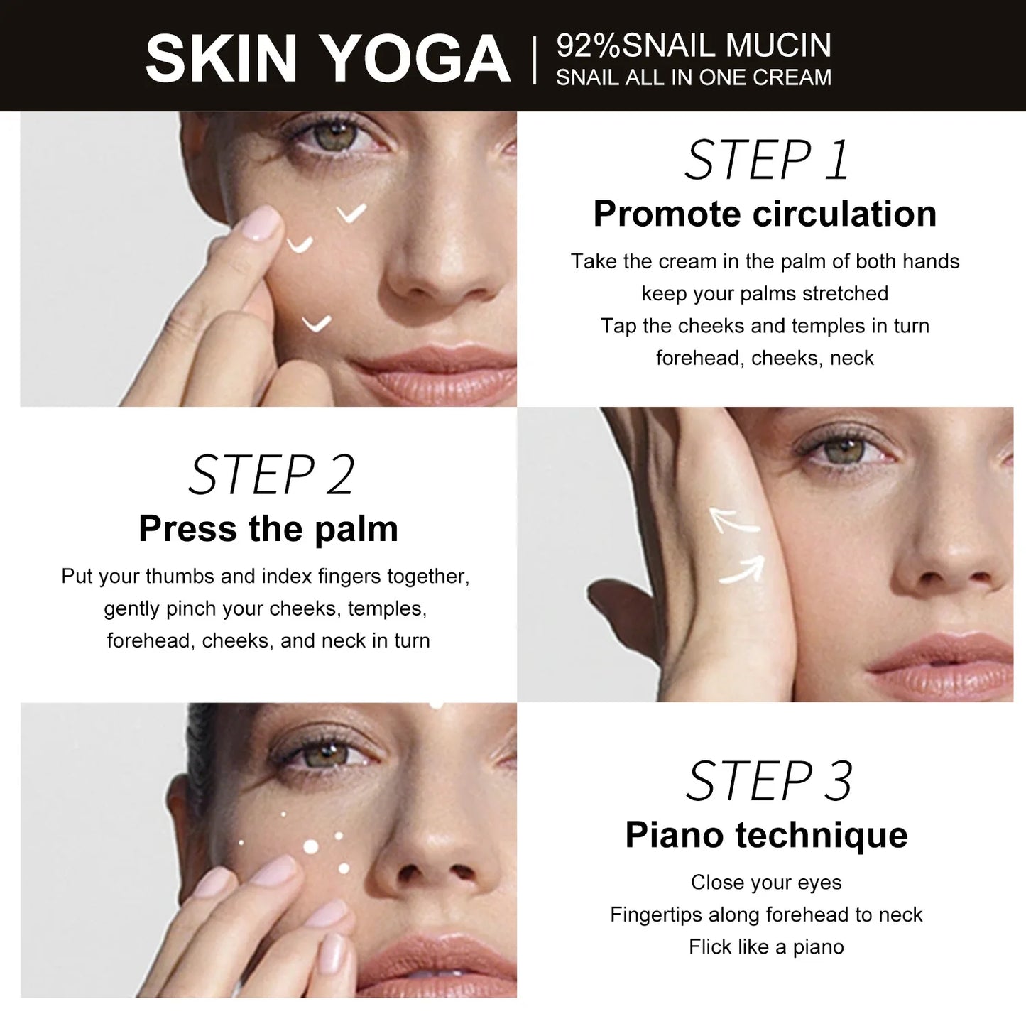 SUMAX Snail Mucin Face Cream – Hydrating & Brightening Moisturizer