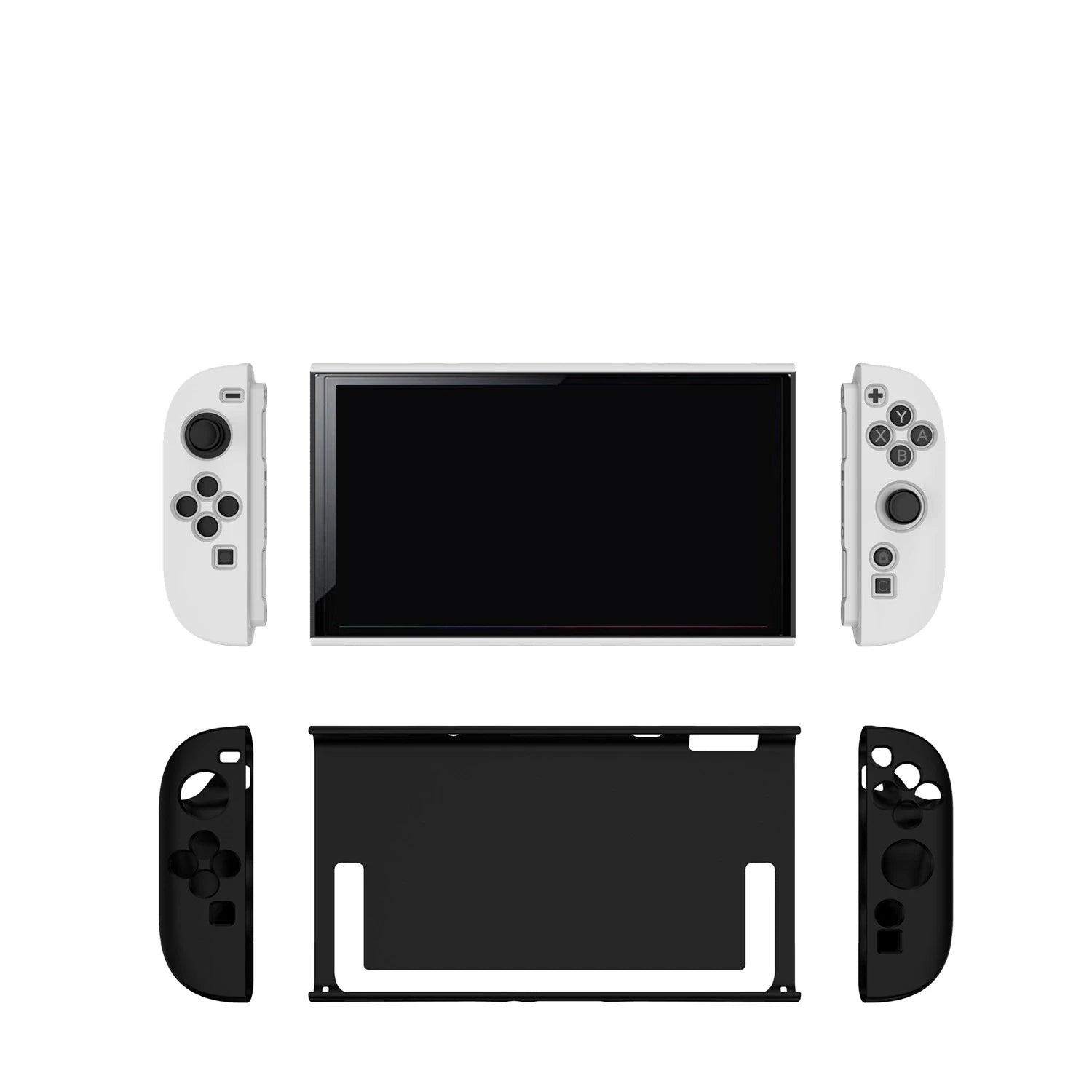 Segmented Design Protective Cover Suitable For Switch 2 Game Console Protective Case TPU+PC Split Protective Cover Accessories Peaceful Pleasures Health and Wellness