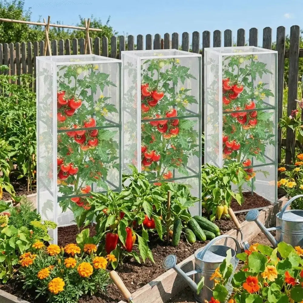 Fine Mesh Plant Netting Cover | Zipper Drawstring Garden Net