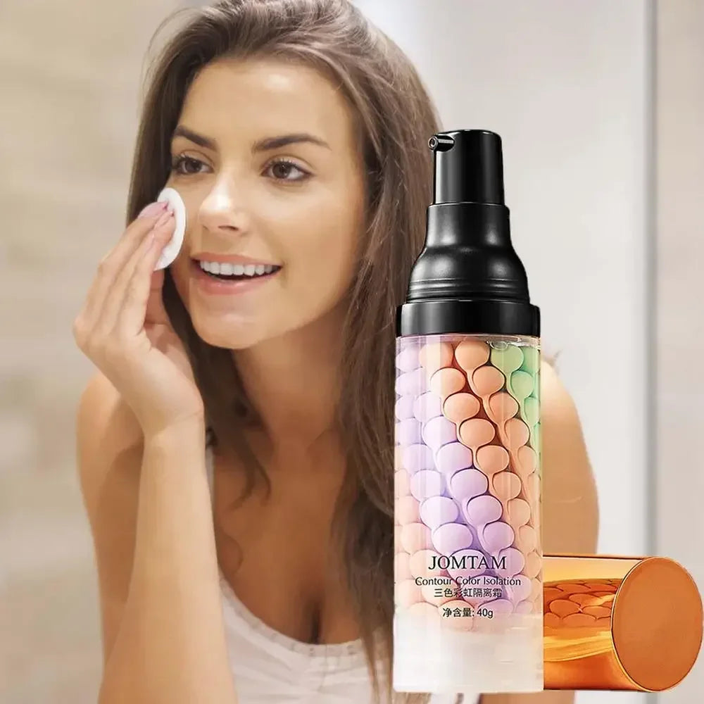 Three-color Repair And Isolation Cream Protective Primer Before Makeup Moisturizing Isolation Milk 40g Peaceful Pleasures Health and Wellness