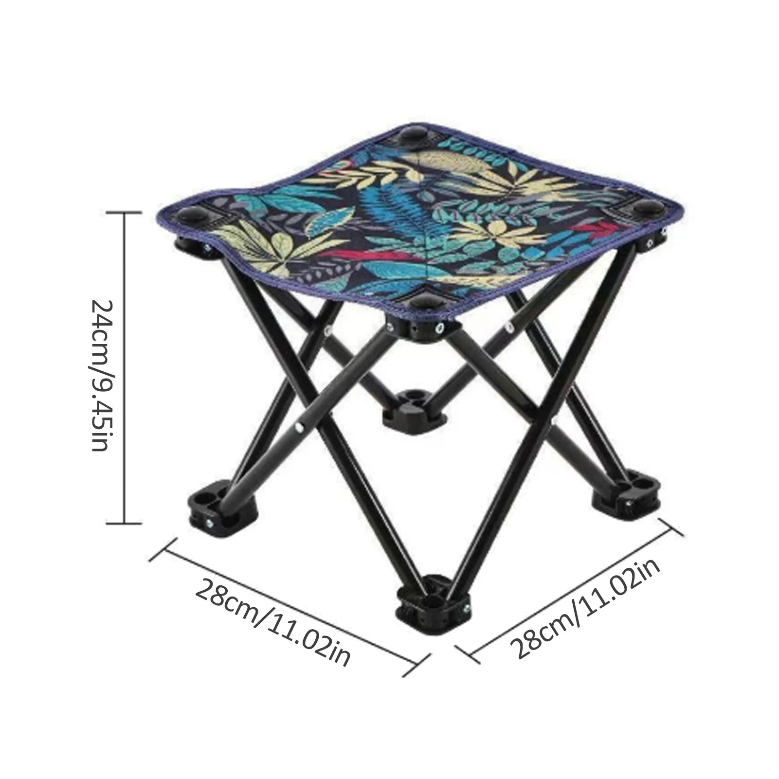 Folding Stool Mini Camping Chair Beach Chair with Convenient Carry Storage Bag Suitable for Adults and Children Peaceful Pleasures Health and Wellness