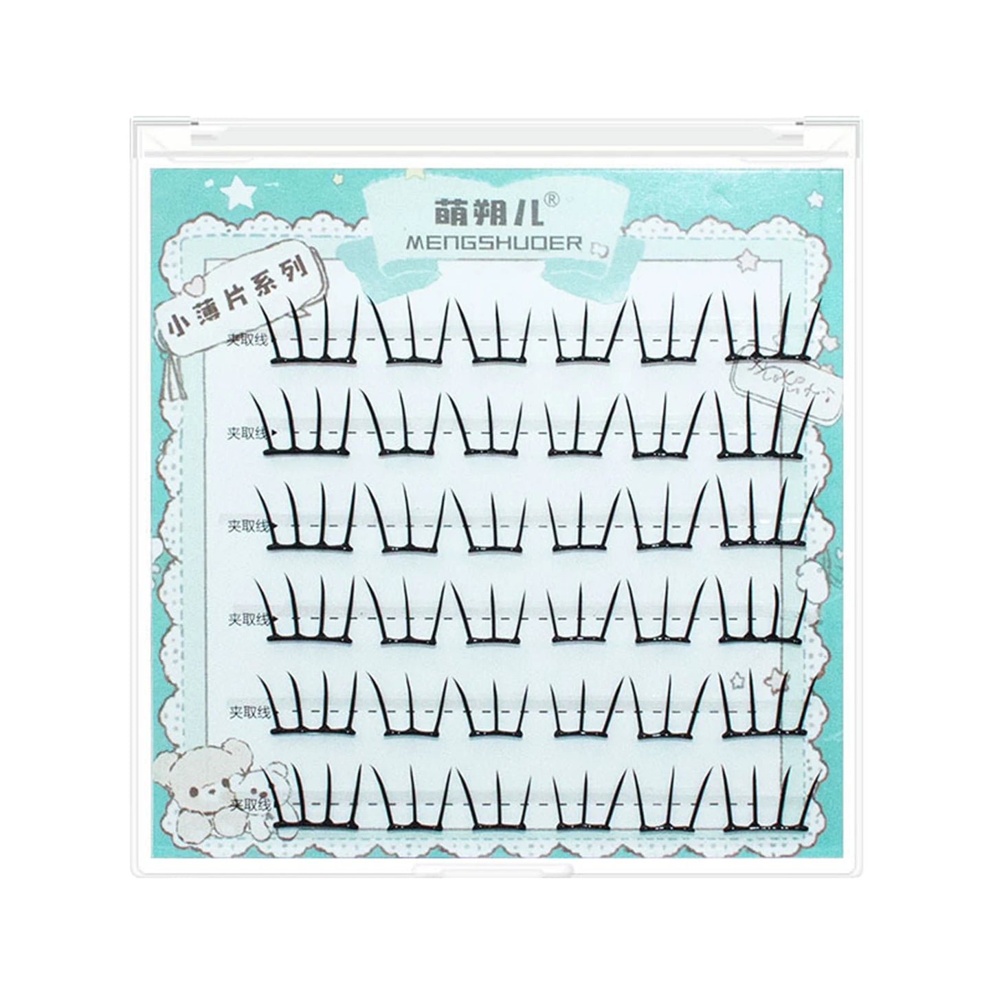 C Curl Anime Lash Clusters | Wispy Fluffy False Eyelashes