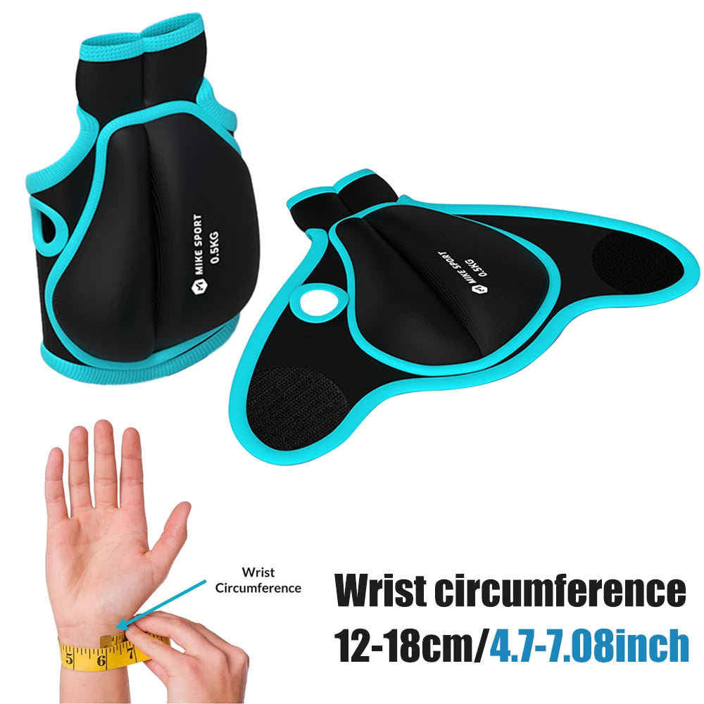 1Pair Wrist Weights with Thumb Loops Lock for Women Men - Arm Weight Ankle Weights Weighted Gloves for Running Walking Jogging Peaceful Pleasures Health and Wellness