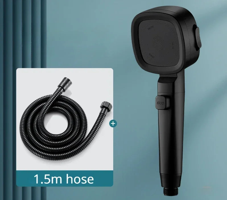 High Pressure Water-Saving Shower Head | 3 Spray Modes