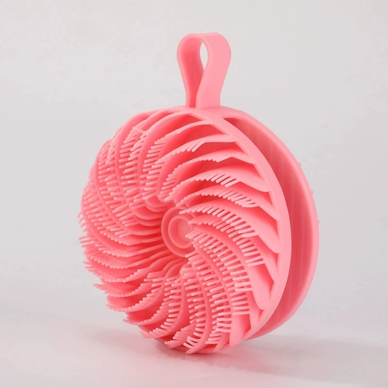 Soft Silicone Body Scrubber & Scalp Massager | Bath Brush