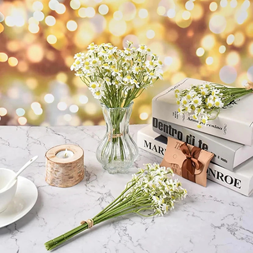 Silk Artificial Hydrangea Rose Bud Bouquet | Wedding Home Decor