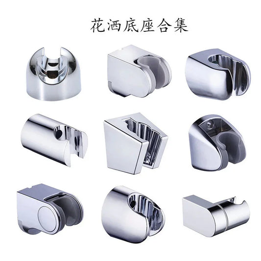 Adjustable Wall-Mount Shower Head Holder – Chrome ABS Bracket Shower Head Holder Oasis Select