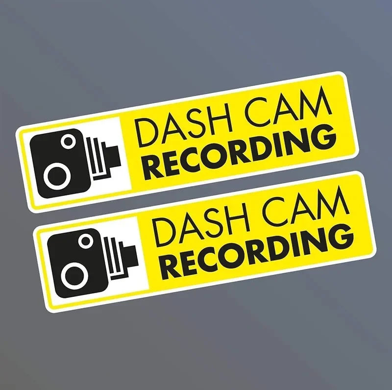 5.5" Wide 2PCs Dash Cam in Car Camera Recording CCTV Video Vinyl Decal Peaceful Pleasures Health and Wellness Default Title