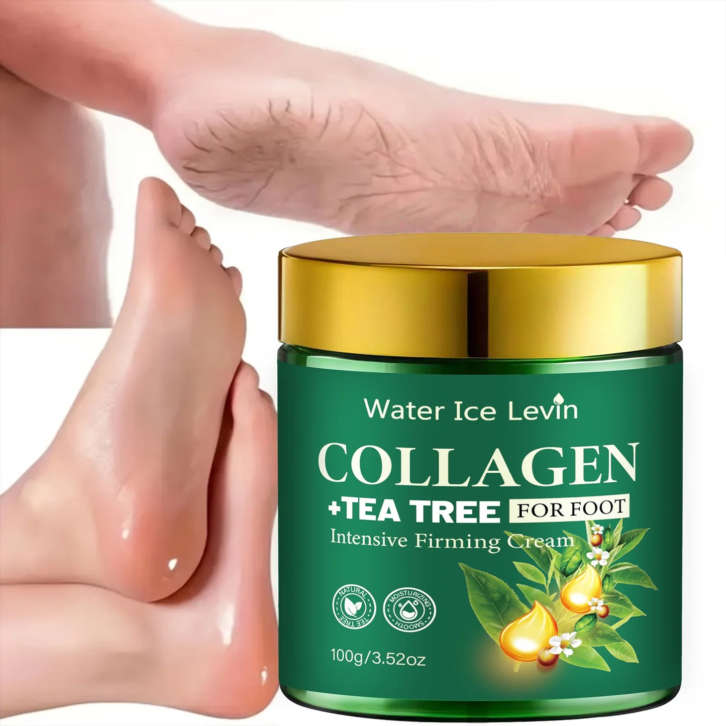 Intensive Foot Cream – Collagen & Tea Tree | Moisturizing