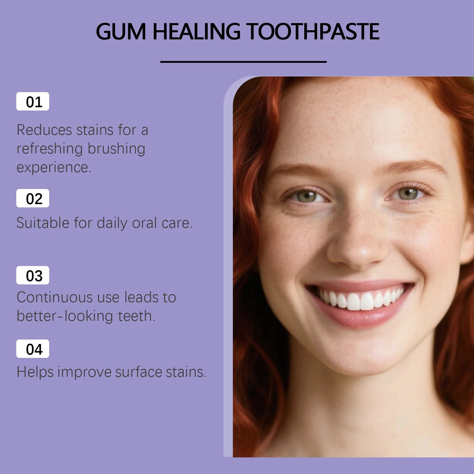 Gum Repair Toothpaste Alleviate Gum Swelling Pain Gentle Cleansing Remove Oral Odor Relieve Tooth Damage Brightening Toothpaste Peaceful Pleasures Health and Wellness