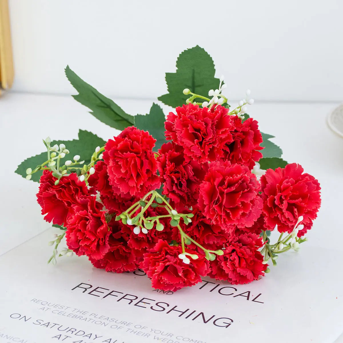 Silk Carnation Artificial Flowers – Wedding & Home Décor