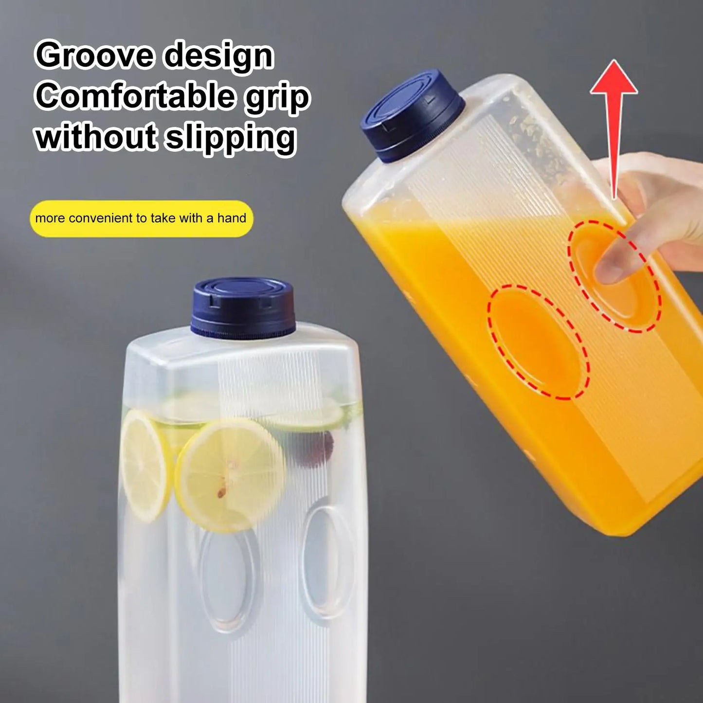 2L Leak-Proof Beverage Dispenser Bottle with Scale | Juice & Tea