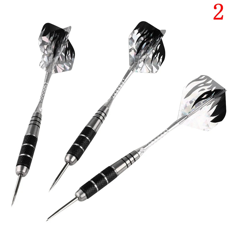 3 Pieces Anti-fall Steel Shaft Darts Set Peaceful Pleasures Health and Wellness B