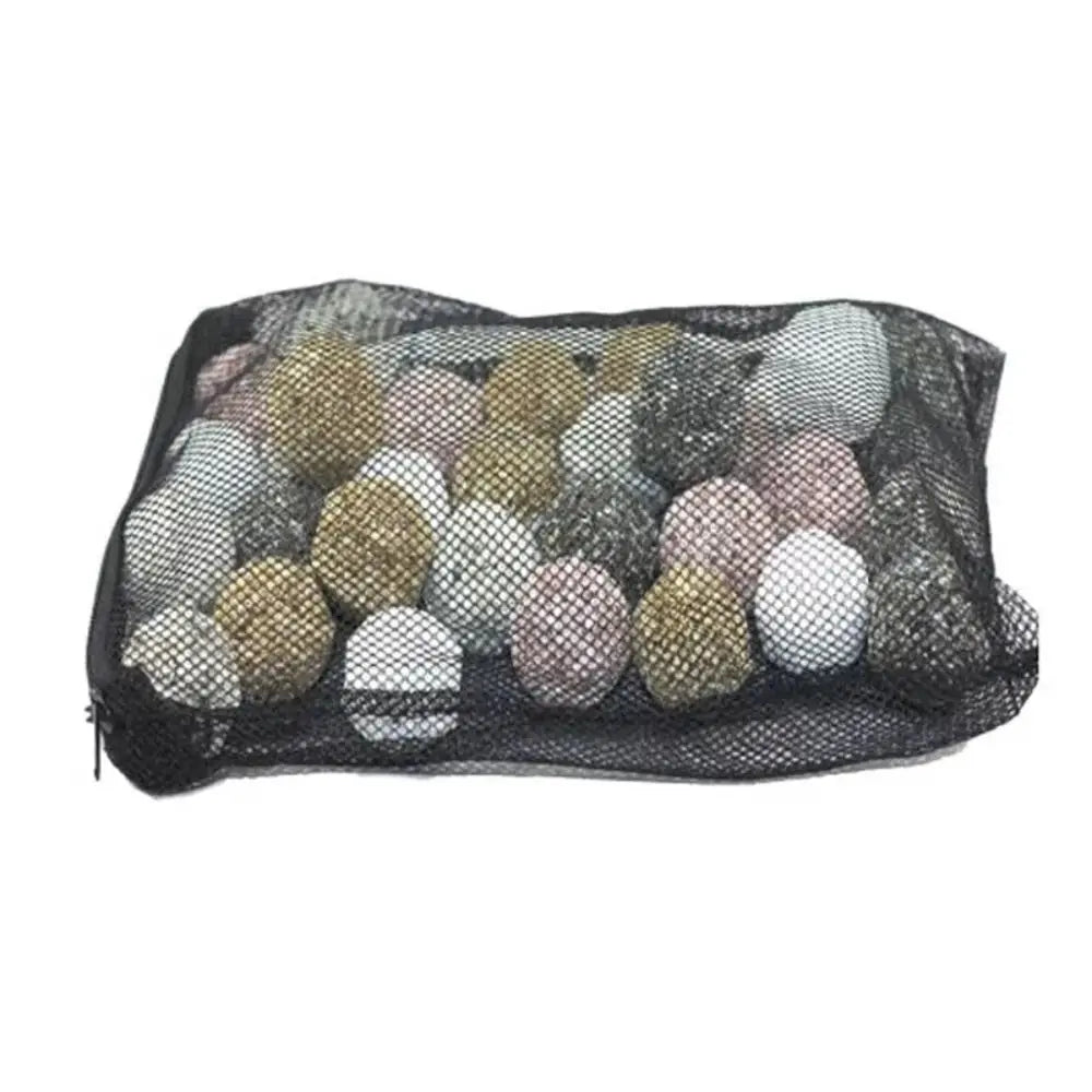 Isolation Bag Nylon Filter Bag Black White Reusable Filter Net Bag for Aquarium Fish Tank Pond Media Isolation Bag Peaceful Pleasures Health and Wellness
