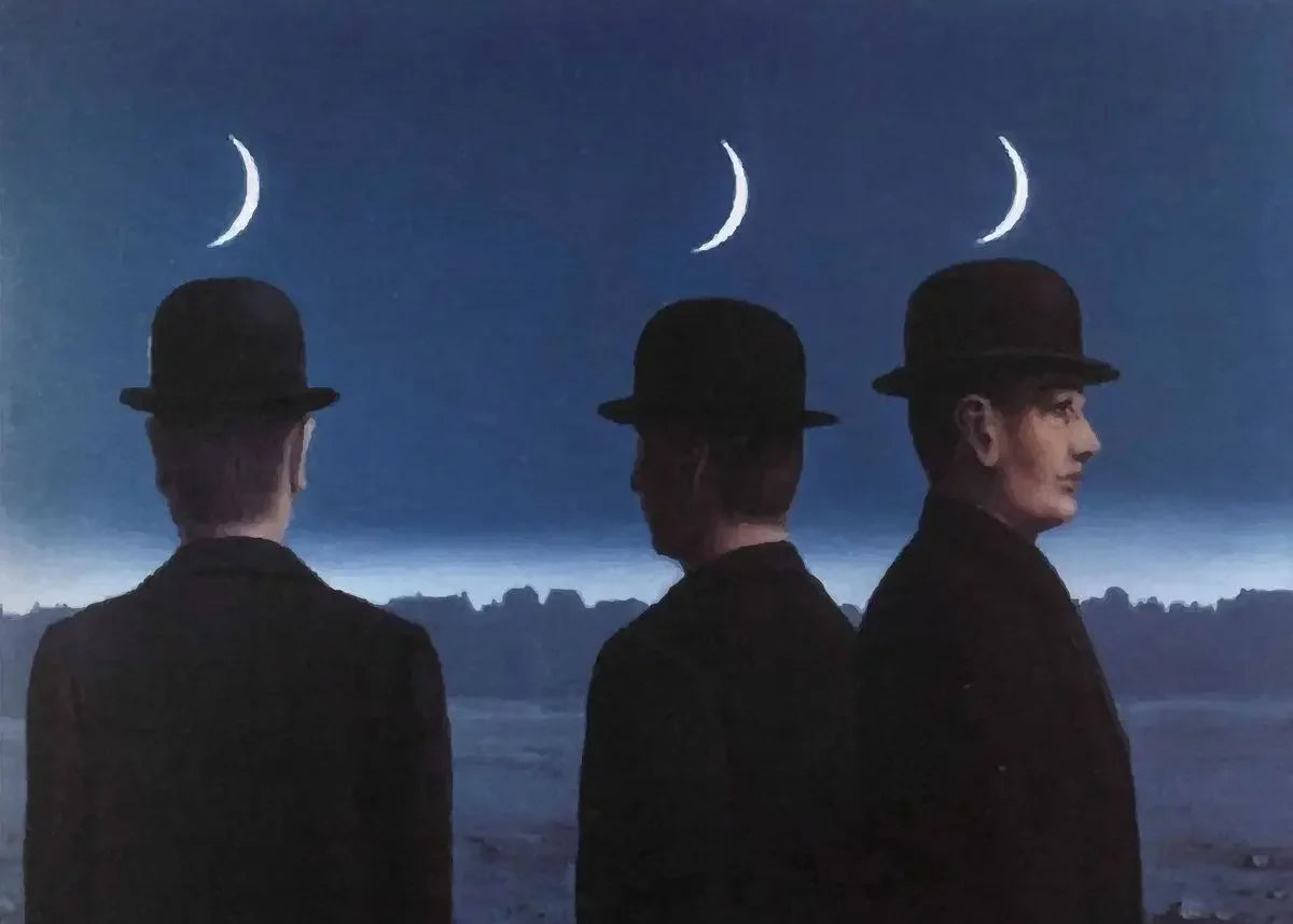 Rene Magritte Surrealist Canvas Wall Art Print | Unframed Poster