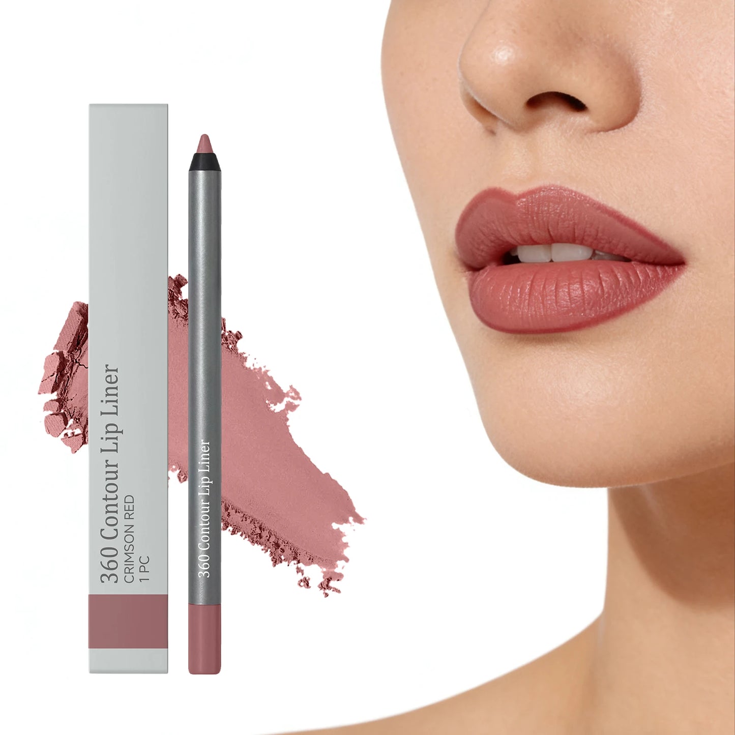 10 Colors Waterproof Lipliner Matte Lipliner Long-Lasting Smoothing Natural Pencil Natural Lasting Lipliner Lip Contour Peaceful Pleasures Health and Wellness 02