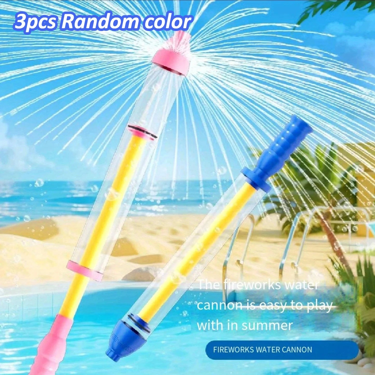 Firework Fountain Water Gun – Super Soaker Squirt Gun 1pc/3pcs