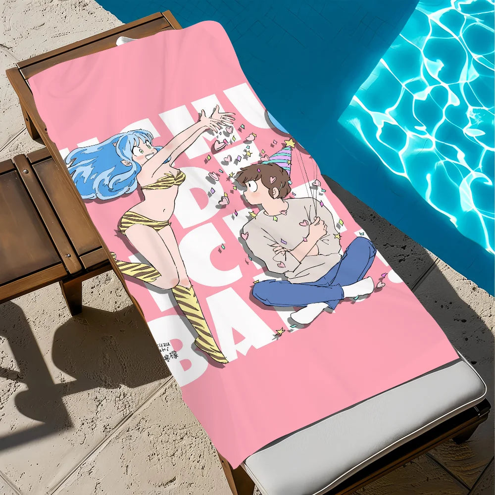 Urusei Yatsura Anime Beach Towel – Quick Dry & Soft | 11 Sizes