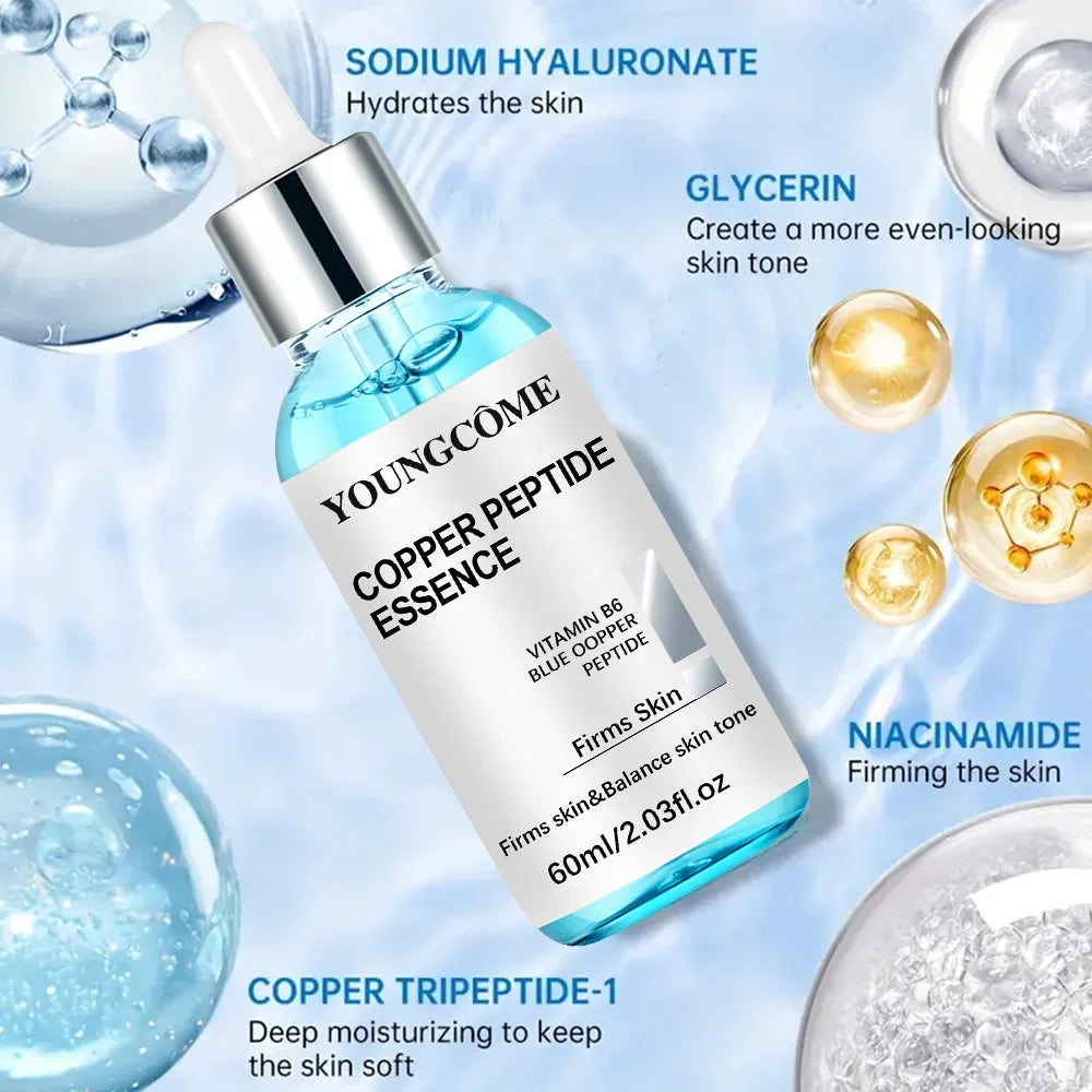 YOUNGCOME Copper Peptide Face Serum – Hydration & Glow