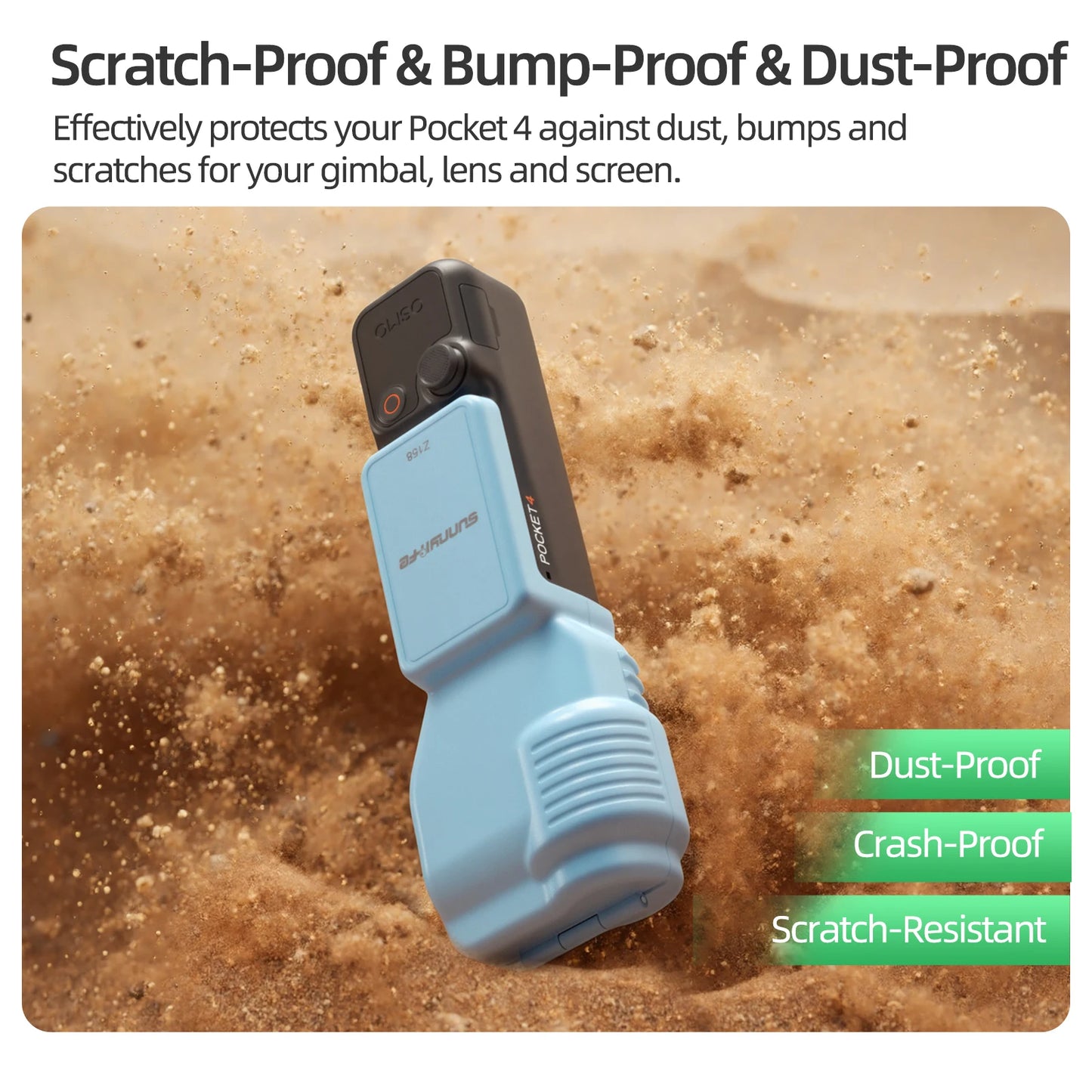 DJI Osmo Pocket 4 Protective Cover – Candy Color Lens Guard