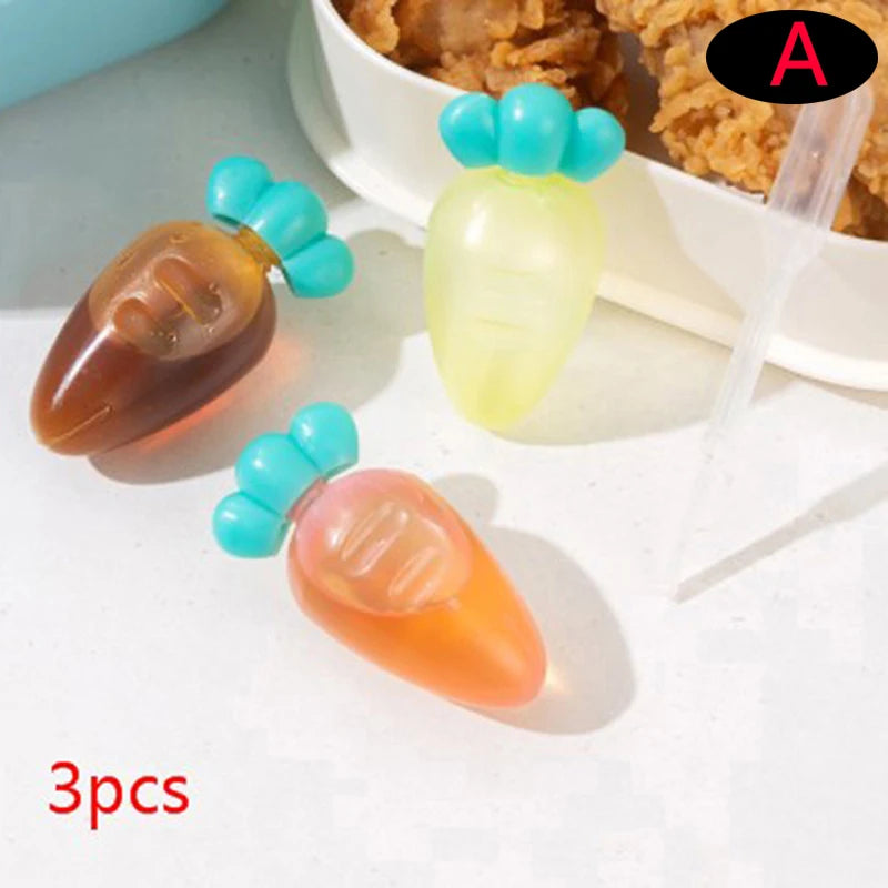 Mini Sauce Bottles for Bento Lunch Box | 25ml Condiment Jars