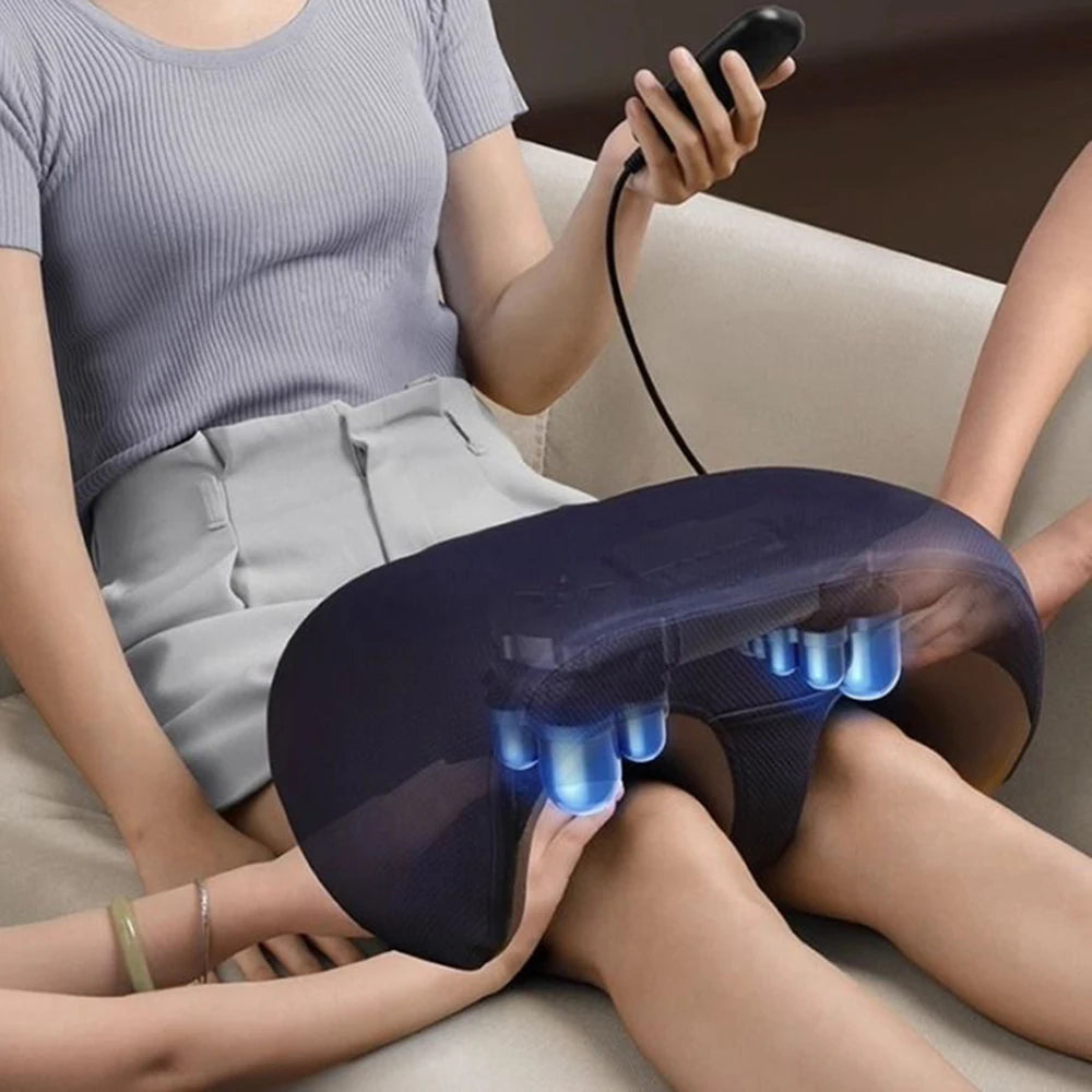 Super Big Electric Foot Leg Massager Deep Tissue Shiatsu Kneading Relax Heated Roller Calf Relieve Stress Care Foot Machine Tool Peaceful Pleasures Health and Wellness