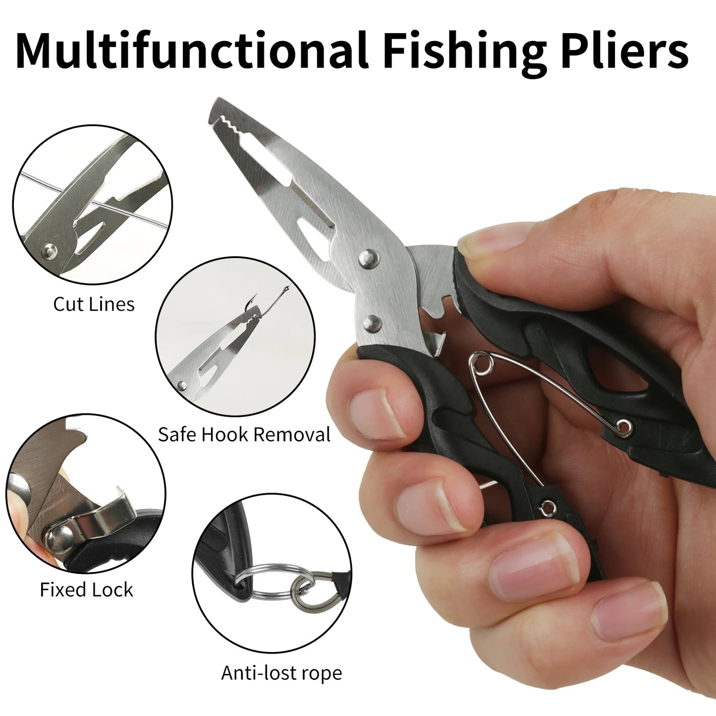 Fishing Pliers & Gripper Set – Multi-Function Hook Remover