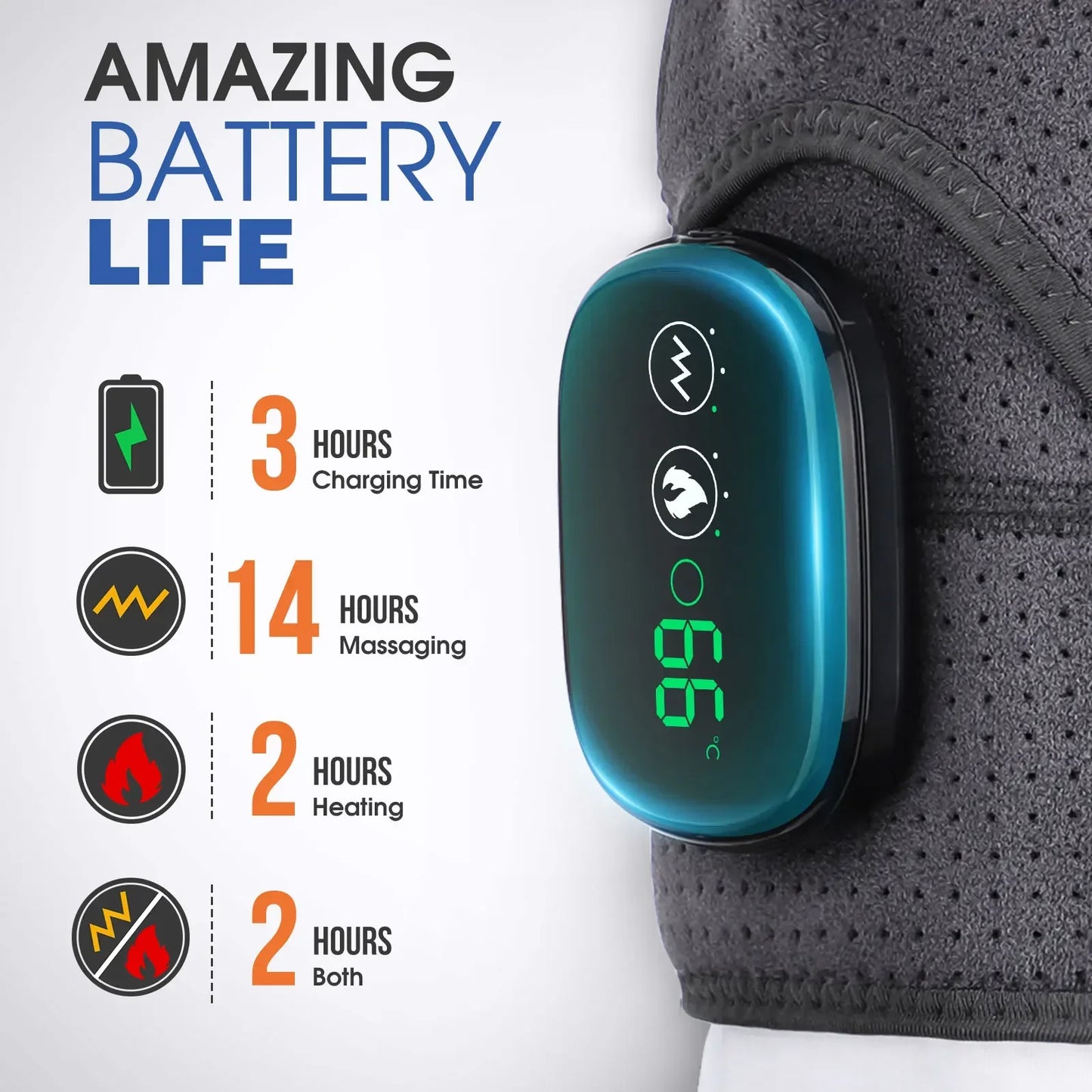 Electric Heated Shoulder Wrap – Massage & Warmth Brace