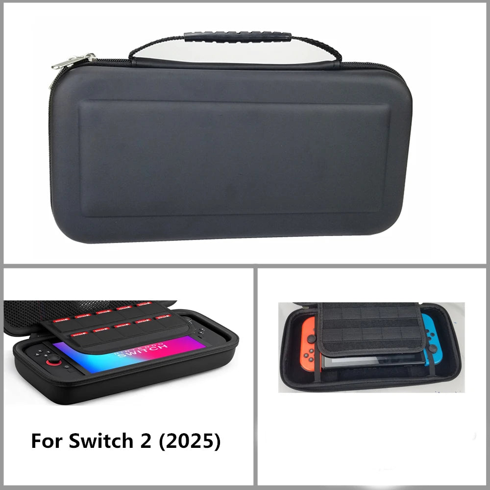 Robust And Water-Resistant Travel Carrying Case For Switch 2 Console & Accessories Hard Shell Console Storage Bag For Switch 2 Peaceful Pleasures Health and Wellness