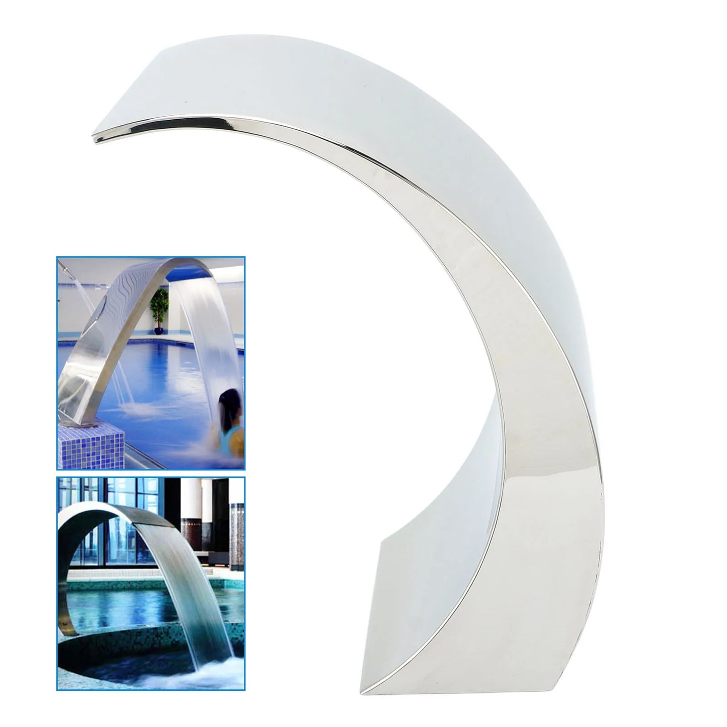Waterfall Fountain Sophisticated Polishing Strength Swimming Pool