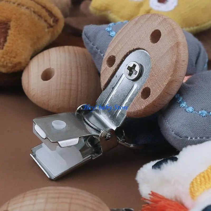 Baby Pacifier Chain Clip | Plush Animal Holder & Teether