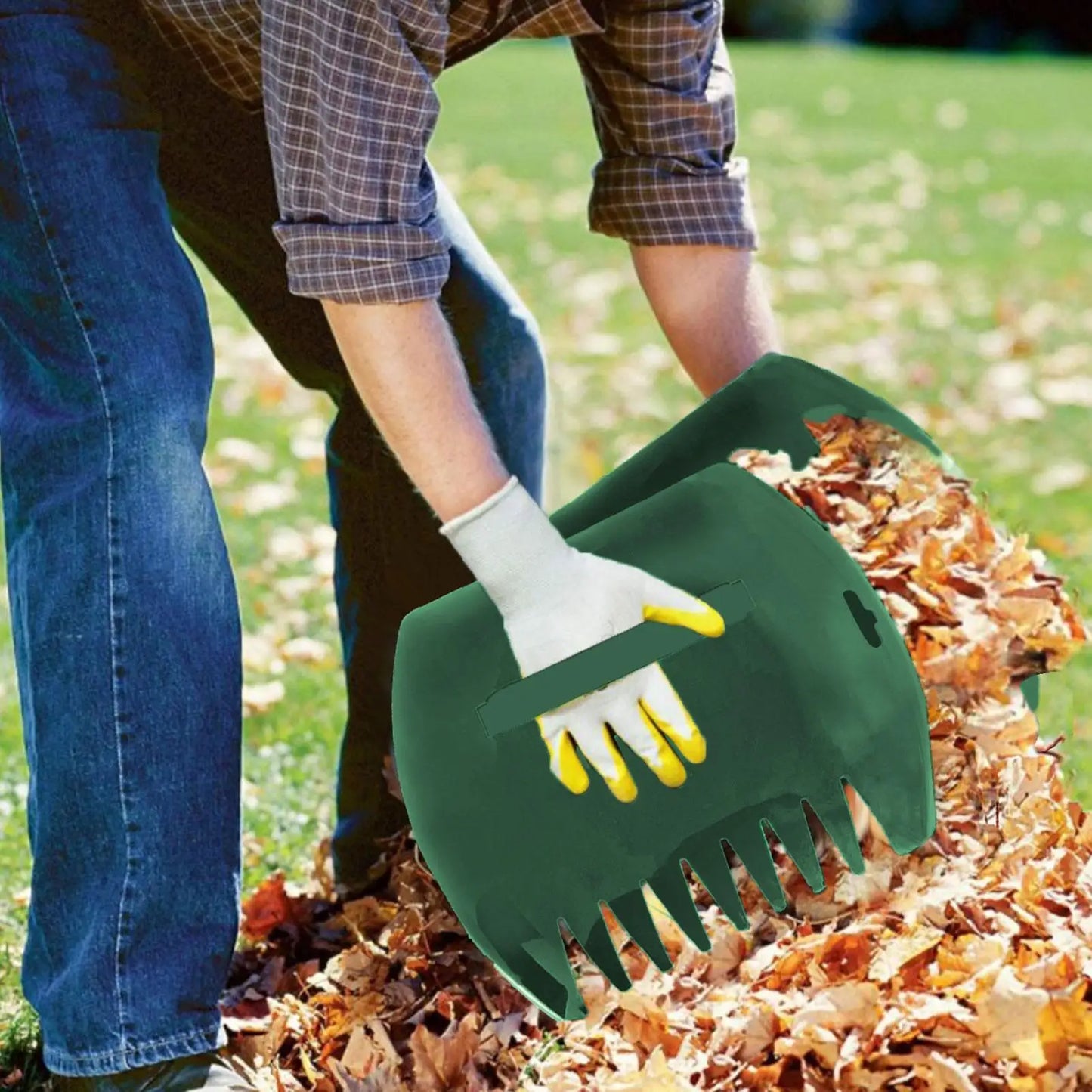 Leaf Scoop Hand Rakes – Ergonomic Garden Debris Collector Pair