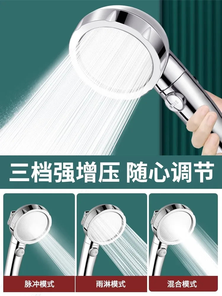 4-Mode High Pressure Handheld Shower Head | Water Saving