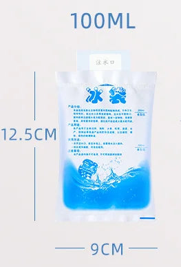 Thickened Cold Compress Ice Packs Food Keep Fresh Compact Ice Packs for Fruit and Vegetable Storage Peaceful Pleasures Health and Wellness 100ml Thickening