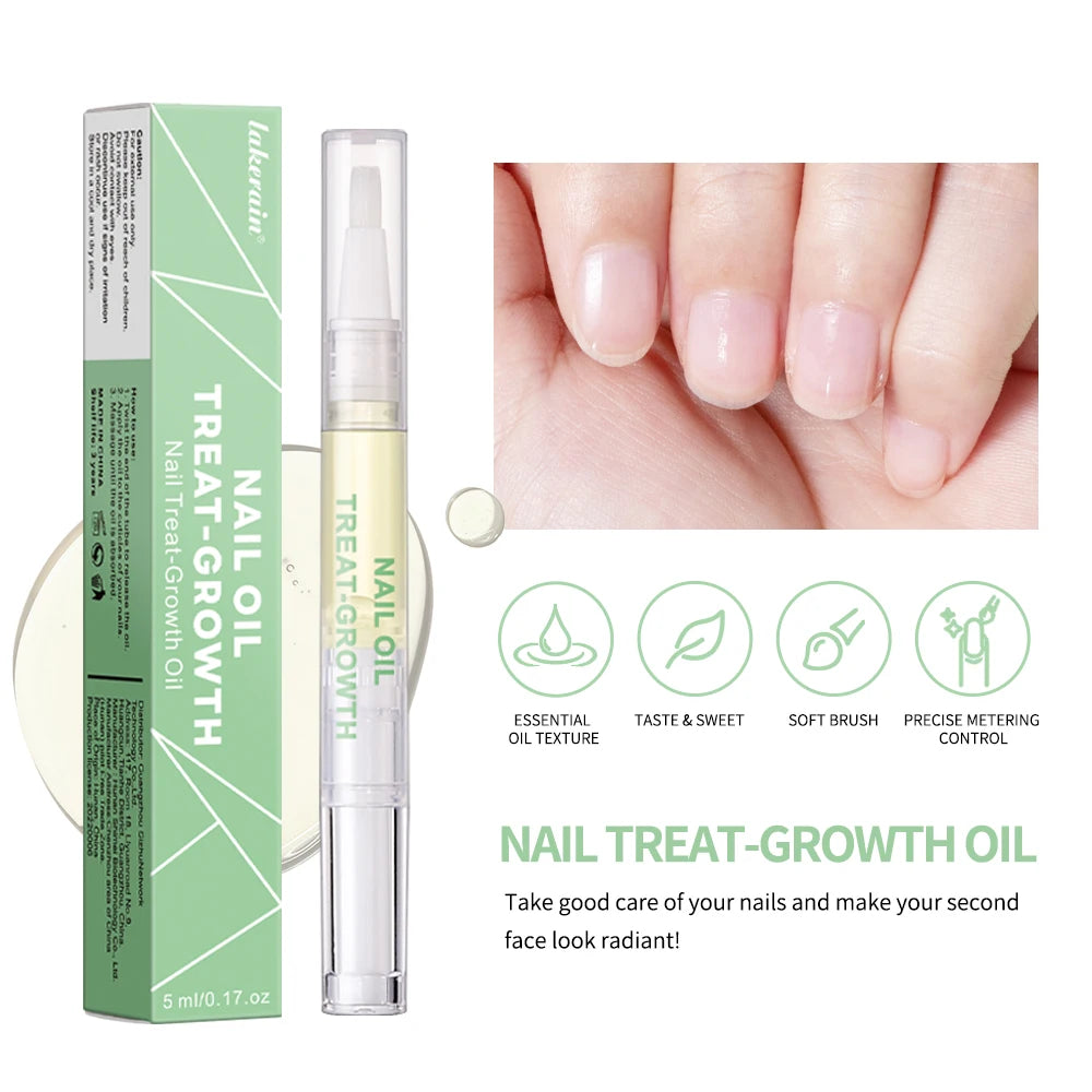 Nail Treat-Growth Oil Nail Nutrition Oil Pen Nail Treatment Cuticle Revitalizer Oil Prevent Nail Polish Agnail Nourish Skin Peaceful Pleasures Health and Wellness