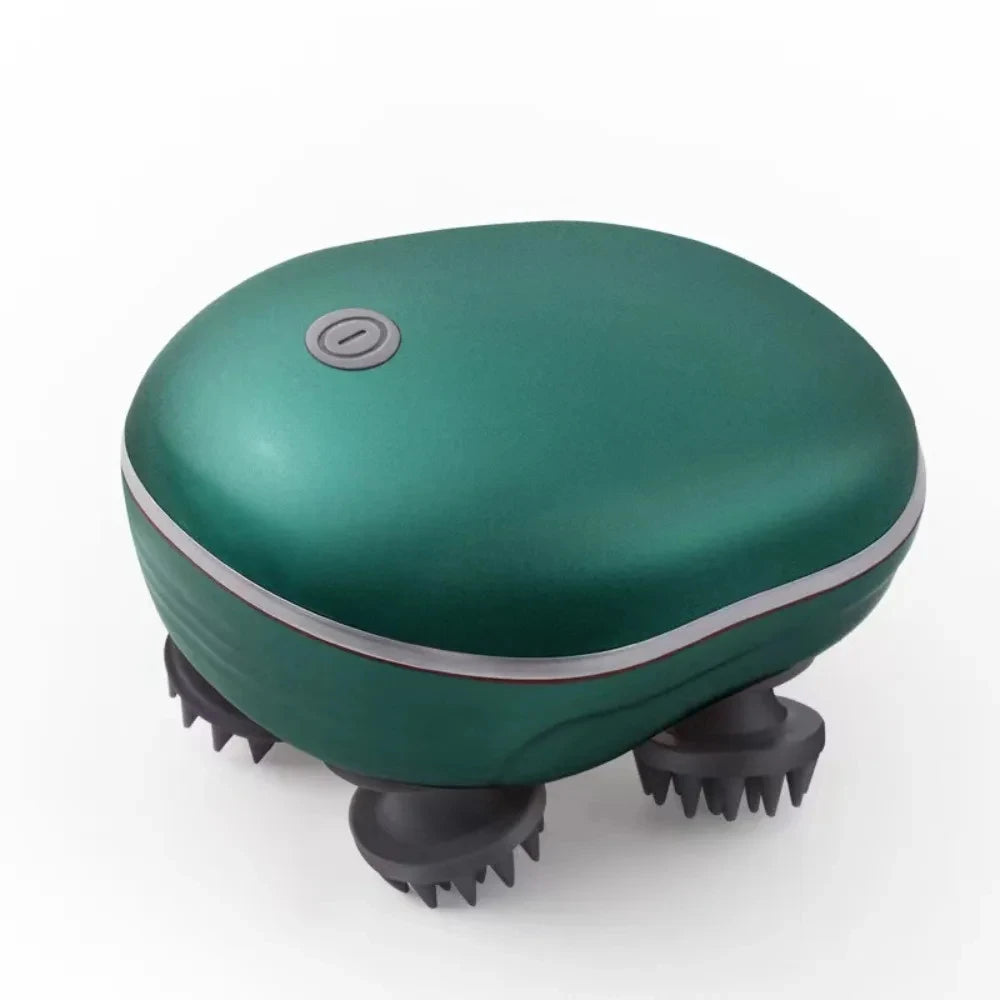 2-in-1 Electric Scalp Massager & Pet Brush | Rechargeable Vibration