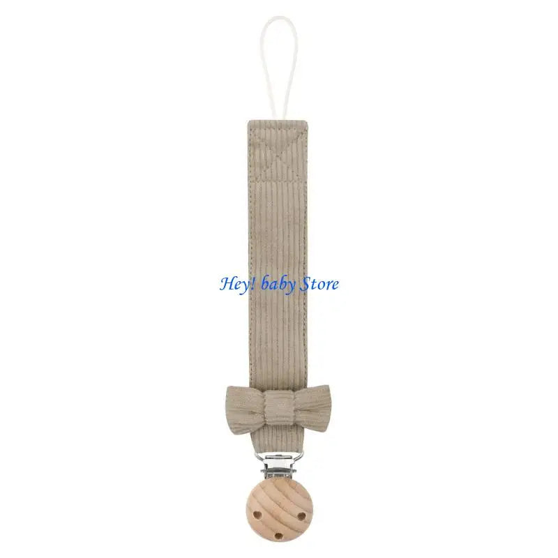 Bow Pacifier Chain Clip Holder – Safe Gift for Infants