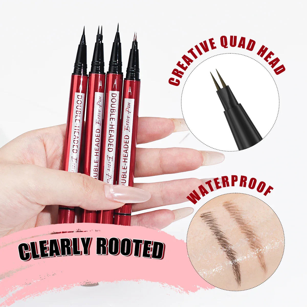 Hello Kiss Ultra Fine Eyebrow Pen – Waterproof & Long-Lasting