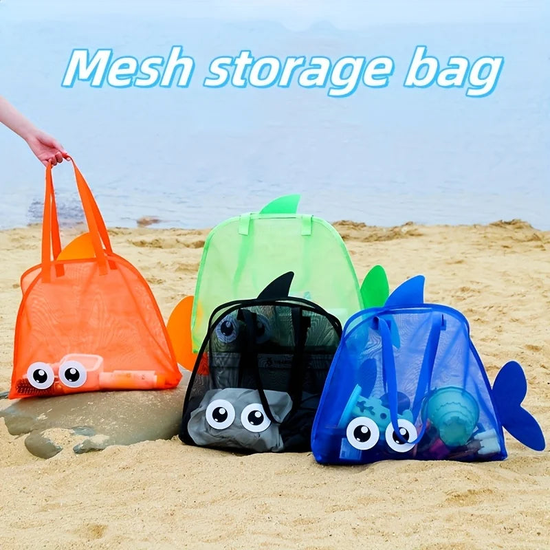 Large Mesh Beach Bag – Family Pool Tote for Toys & Travel