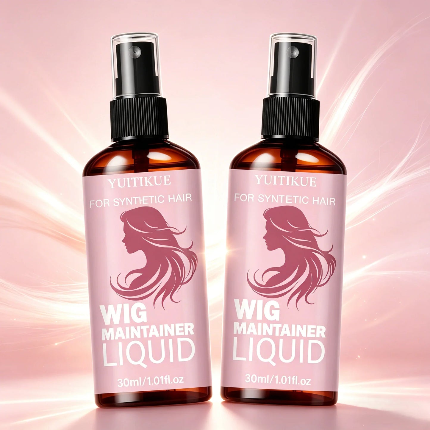 YUITIKUE Wig Detangler Spray | Smooth & Shiny Synthetic Hair