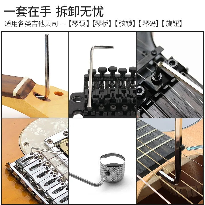Electric Guitar Hexagonal Wrench Bass Code String Pitch Height