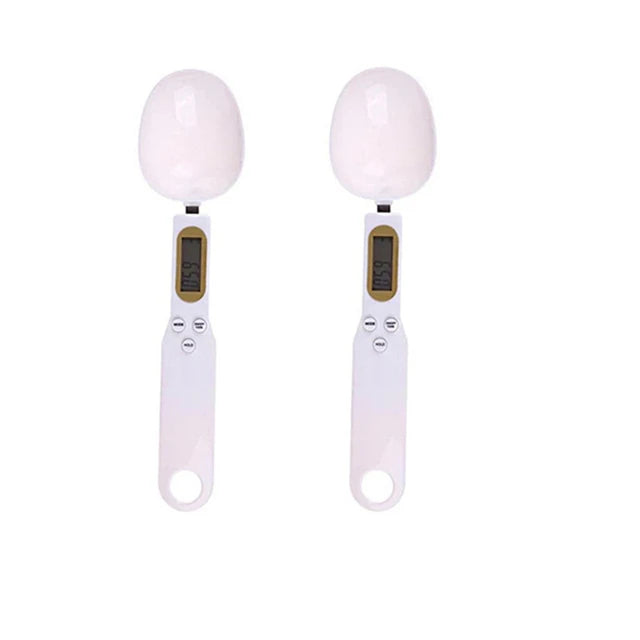 2-Pack Mini Digital Spoon Scale 0.1–500g | LCD Kitchen Scale