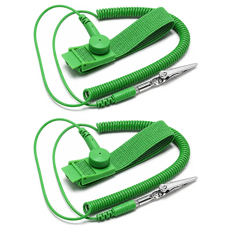 Anti-Static ESD Wrist Strap Grounding Band with Alligator Clip