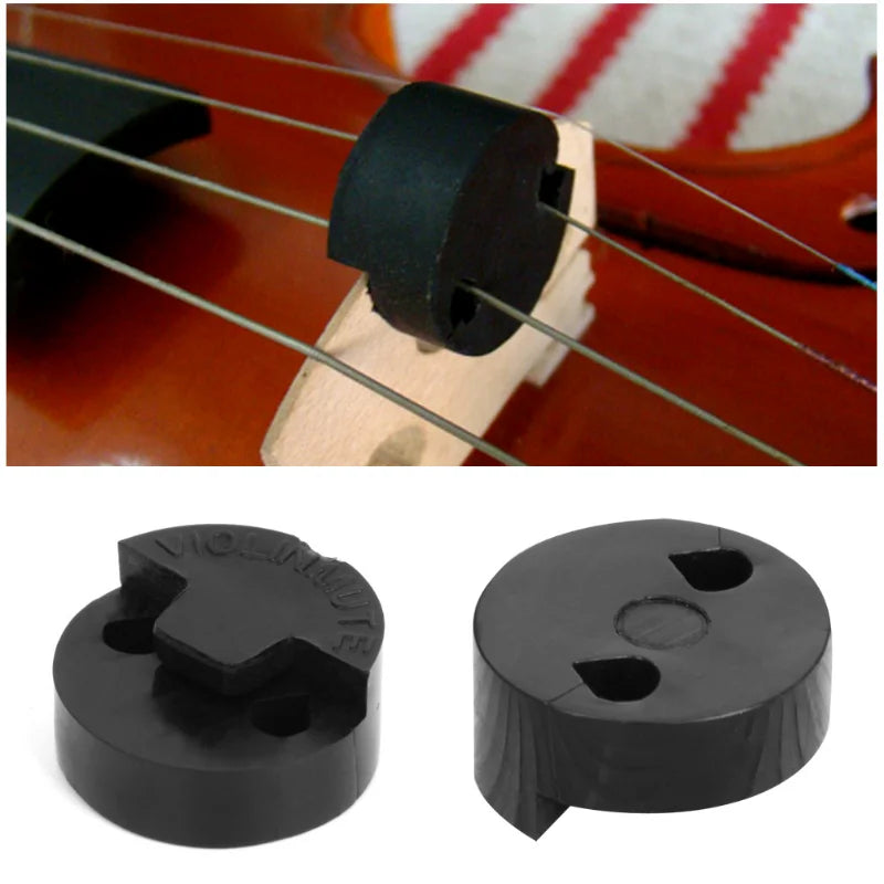 Professional Violin Parts Accessories 20 X Black Acoustic Round