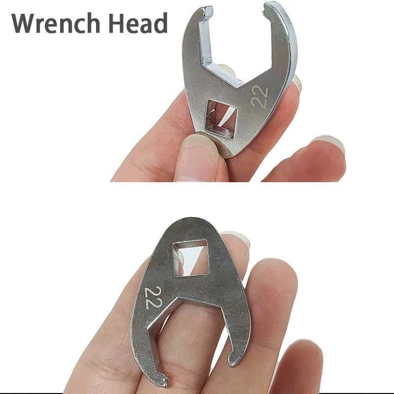 10-22mm Metric Nut Wrench Tool Kit 3/8-inch Interchangeable Head Open End L-type Combination Ratchet Wrench Suitable Household T Peaceful Pleasures Health and Wellness