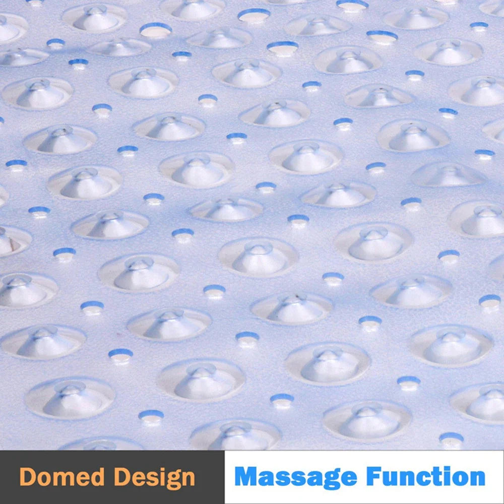 Large Non-Slip Bath Mat 100x40cm – PVC Pebble Shower Mat
