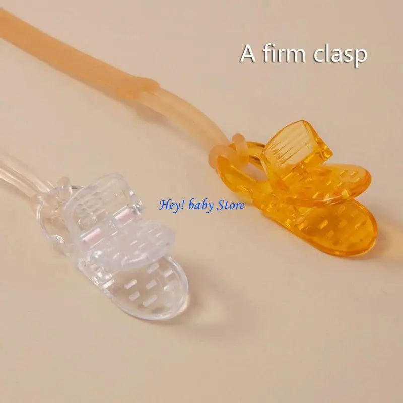 Silicone Pacifier Clip & Soother Chain for Baby Boys & Girls