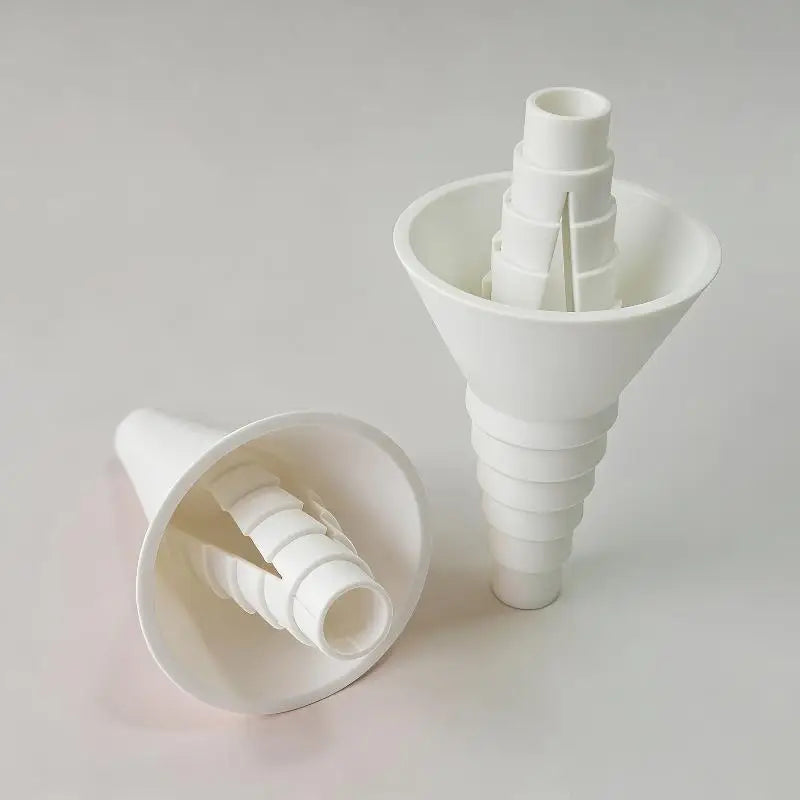Universal Bottle Emptying Kit – No-Waste Liquid Transfer Funnel Liquid Transfer Funnel Peaceful Pleasures Health and Wellness D